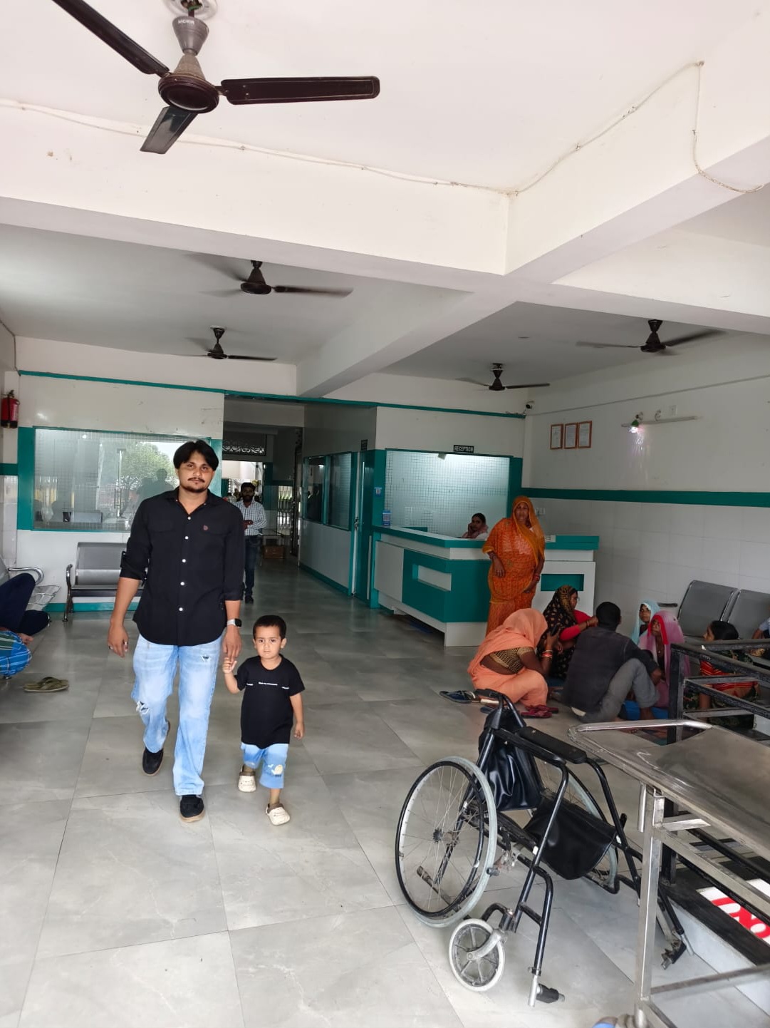 Hospital OPD Waiting Corridor